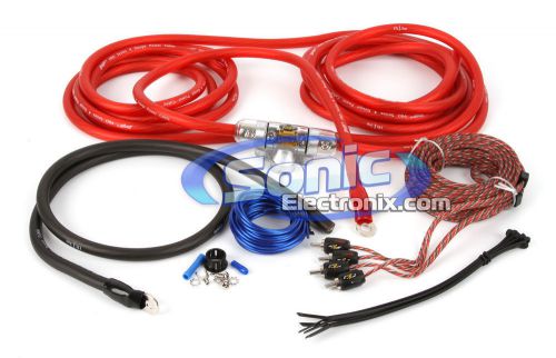 Stinger sk4641 4 gauge 4000 series power + signal amplifier/amp installation kit