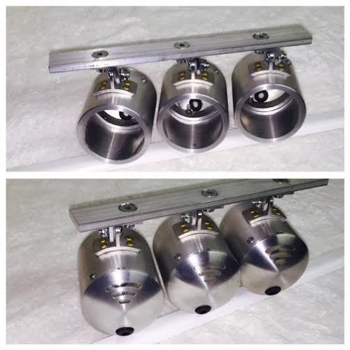 2 1/16in gauge pod set, aluminum gauge pods