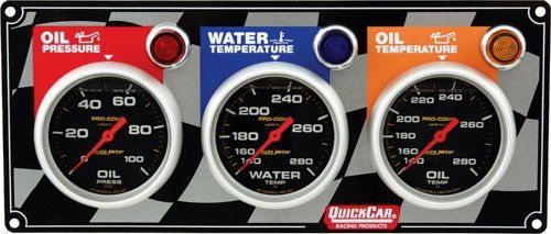 Quickcar racing products 61-6011 gauge panel kit