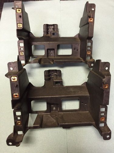 03-06 chevy gmc cadillac truck double din radio cage bracket oem