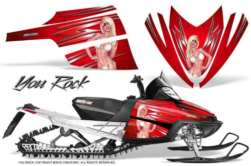 Arctic cat m crossfire snowmobile sled graphics kit wrap creatorx yrr
