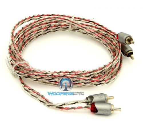 Memphis etp-7 7 feet foot 2 channel twisted audio rca jack amplifier cable wire