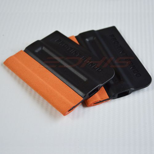 5pcs pro tint bondo suede edge squeegee with two layer suede wrapped felt