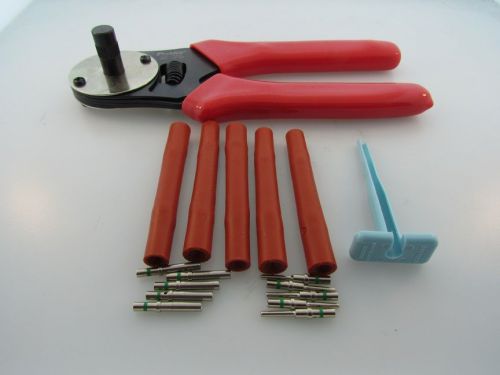 Deutsch  js-16-00 splice kit  20-16 ga. contacts w/ crimp tool &amp; removal tool