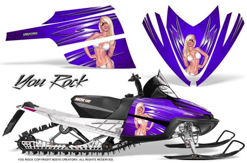 Arctic cat m crossfire snowmobile sled graphics kit wrap creatorx yrpr
