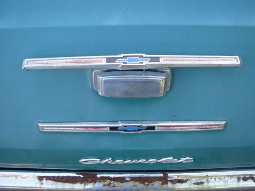 Chevy wagon rear emblem 1965