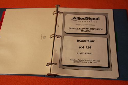 King ka 134 audio panel maintenance manual