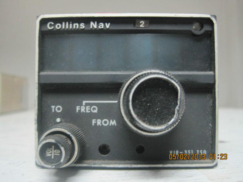 Collins vir-351 nav with tray