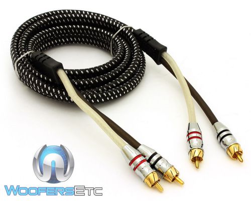 Sundown audio 6ft saz 2 channel solid 100% ofc copper twisted rca amplifier wire