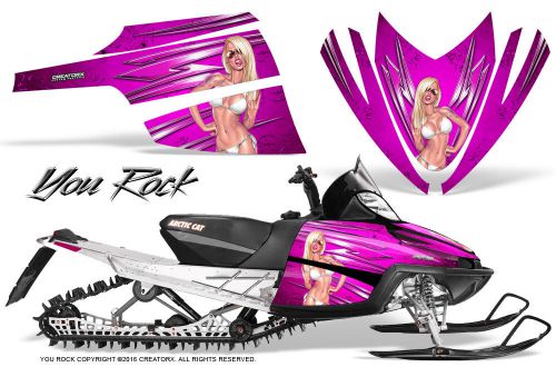 Arctic cat m crossfire snowmobile sled graphics kit wrap creatorx yrp