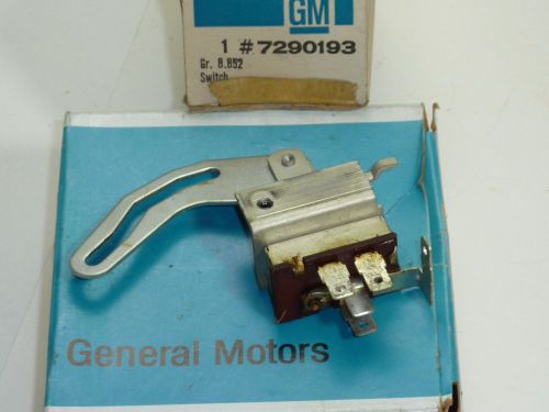 Nos gm cadillac heater air conditioning control switch 1965 1966 genuine defrost