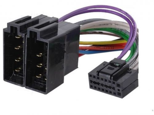 Vdo clarion car radio 16 pin iso wiring harness vrx bd connector adapter