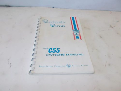 Beechcraft baron model c55 owners manual