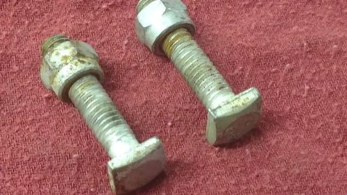 Mb willys gpw  ww-2 jeep slat grill- battery cable  bolts (2)  (used part)