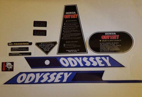 Honda odyssey fl250 decals stickers