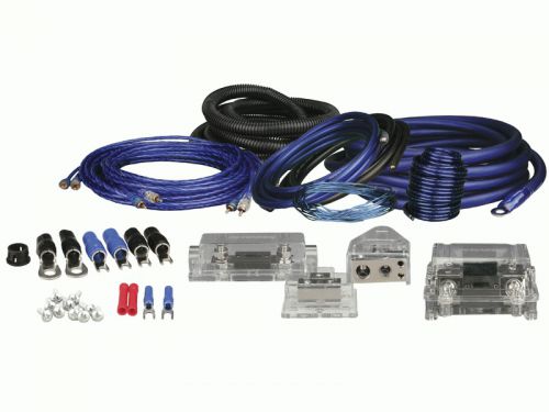 Install bay ak01 0 gauge amp kit rca cables anl fuse holders &amp; complete hardware