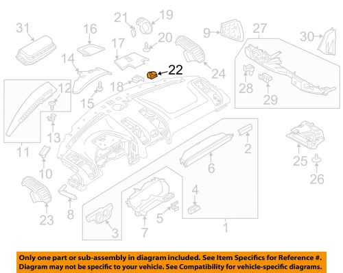 Porsche oem 14-16 cayman instrument panel-bezel 981552397004u0