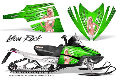 Arctic cat m crossfire snowmobile sled graphics kit wrap creatorx yrg