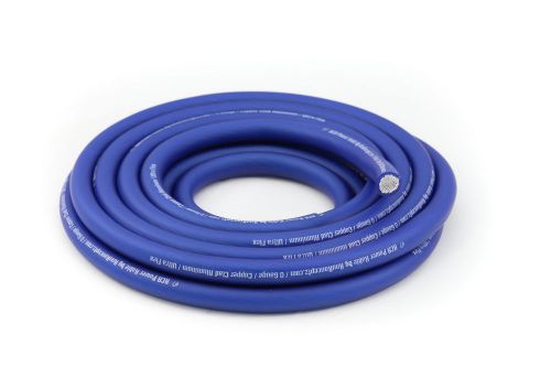 Knukonceptz kca blue true awg 1/0 gauge power wire ground cable 20 feet