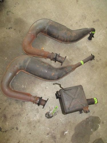 94 arctic cat zr 700 snowmobile exhaust system twin pipes zl z 580 95 96 97 can