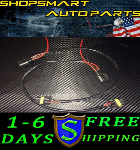 H13 9008 xenon hid ballast power wire cable plug n play wire harness socket 2pcs