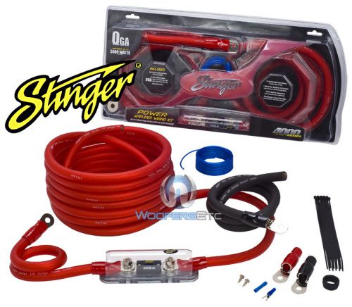 Sk4201 stinger 1/0 gauge 4000 amp wire power amplifier installation kit sk-4201
