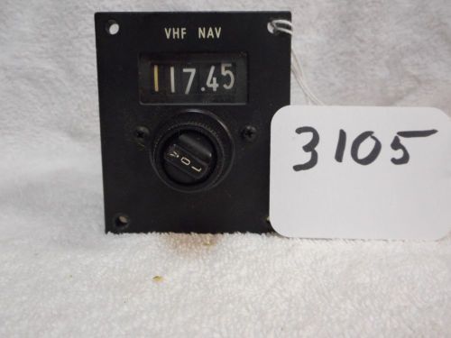 King kfs-560b vhf nav control head (3105)