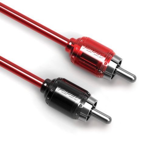 T-spec v6rca-62 2-channel 6 feet woven coaxial abs dual split tip audio cable
