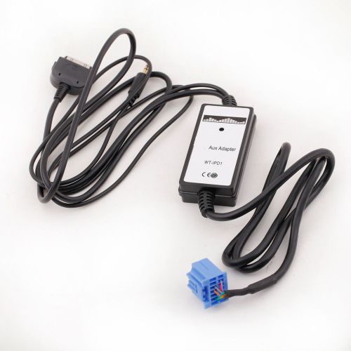 Car audio mp3 cd player interface aux adapter 3.5mm jack cable for honda