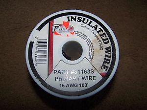Insulated primary wire 16 awg 100&#039;