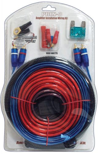 Amp wiring kit 8ga. *pbln3* pyramid pbin3 amplifier kit