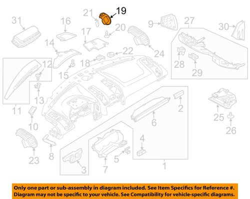 Porsche oem 14-16 cayman instrument panel-bezel 981552397023t0