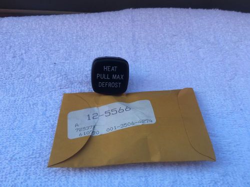 Triumph tr6 tr250 nos new heat pull defrost knob! no reserve! made in england!