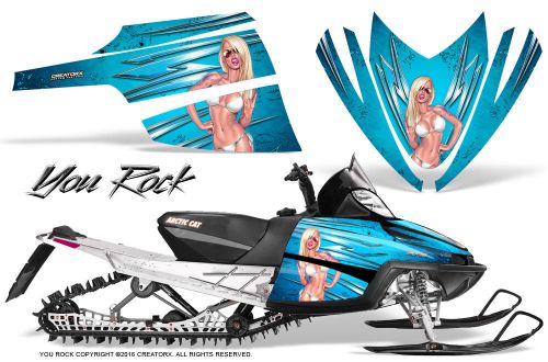 Arctic cat m crossfire snowmobile sled graphics kit wrap creatorx yrbli