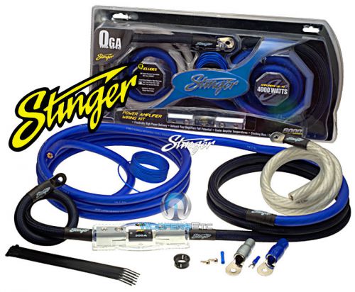 Sk6201 stinger 1/0 gauge 6000 amp wire power amplifier installation kit sk-6201