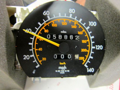 Vintage mercedes w201 190e used speedometer. a201-542-4166