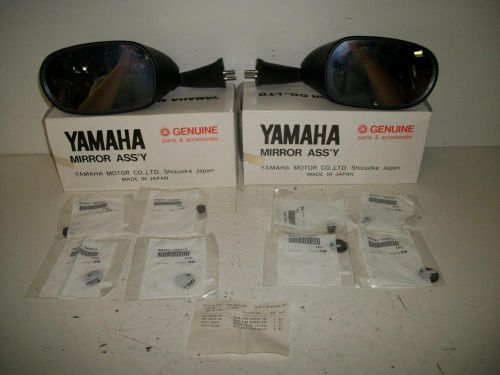 Nos yamaha snowmobile mirror kit oem 4sv-26290-00 4sv-26280-00
