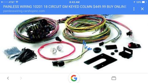 Painless wiring 10201 18 circuit universal wiring harness gm-keyed column