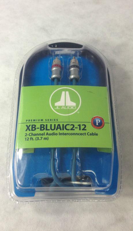 Jl audio xb-bluaic2-12 2 channel twisted-pair audio interconnect cable