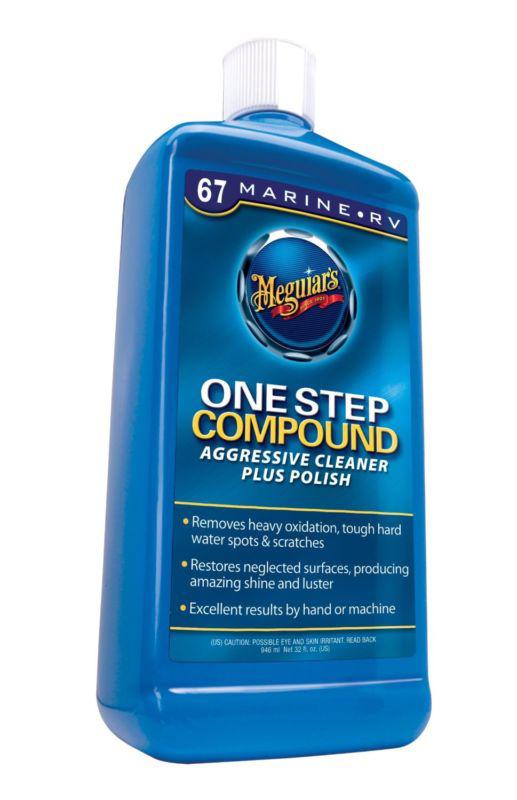 Meguiar's easy fast one-step compound fiberglass/gelcoat all boats all yachts 