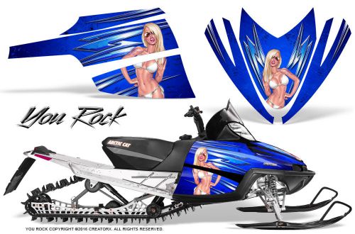 Arctic cat m crossfire snowmobile sled graphics kit wrap creatorx yrbl