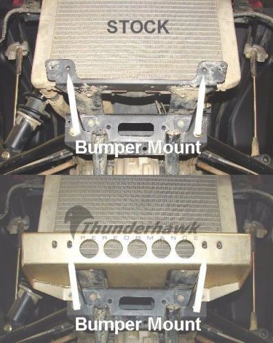 Front bumper reinforcement fits 2008 - 2010 polaris rzr 800 - thunderhawk pq2451