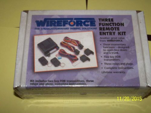 Vintage automotive electrical parts wireforce 3 function remote entry kit