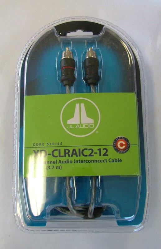 Jl audio xd-clraic2-12 2-channel audio interconnect rca cable 12ft
