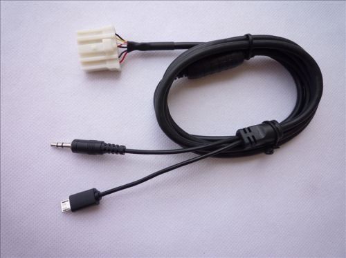 Android samsung htc lg sharp charger aux audio cable for mazda m6/pentium b70/m3