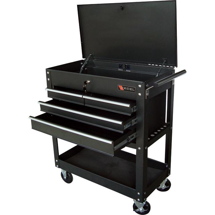 Excel rolling tool cart- 4 drawers #tc400
