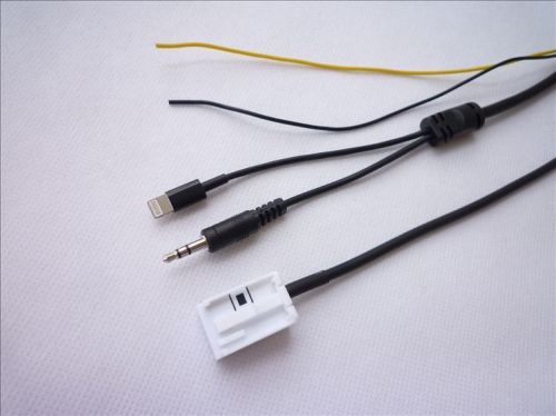 Iphone5/5c/5s/6 /6p charger + aux audio cable for peugeot 307/408c2/rd4 /rd43/45