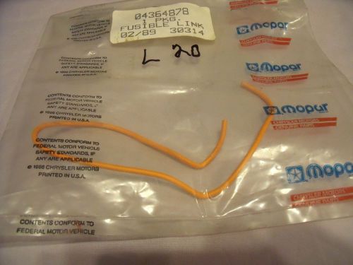 New nos oem mopar fuseible link wiring 4364878 dodge plymouth chrysler
