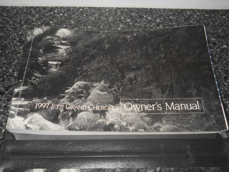 1997 jeep grand cherokee owners manual and case with additional literature
