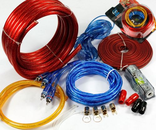 2500w car amplifier rca audio 100amp wiring fuse cable